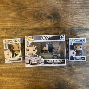 Funko Pop! Movies James Bond Bundle (pack of 3)